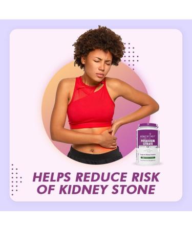 Generic (Pack of 2) HH Potassium Citrate 730mg (120 Veg Capsules Each) 100% Herbal with Known Side Effects - by Venus.Exports - Buy Online on GoSupps.com