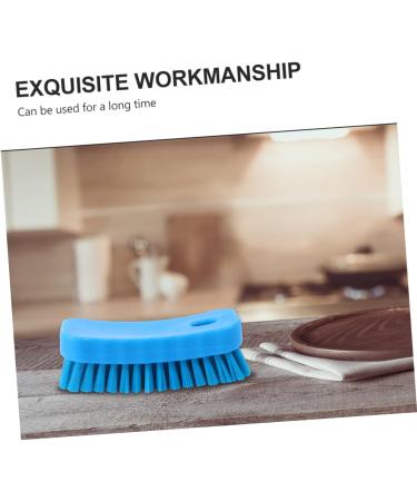 minkissy Nail Brush Nail Clean up Brush Nail Cleaner Brush Nail Cleaning Brush Fingernail Scrub Nail Scrubbing Brush Toe Brush Shoe Cleaning Ball Polyester 11.5x5cm Blue - Buy Online on GoSupps.com