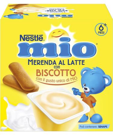 Italian Gourmet E.R. Nestl Mio Milk Snacks for 6 Months 4 x 100 g + Italian Gourmet Polpa 400 g