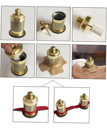 Healeeved 2 Series Moxibustion Box & Holder - Copper Roll Rods - Moxa Burner for Healing - 2pcs 8x5.7cm - International Shipping Available - Buy Online on GoSupps.com