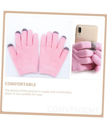 minkissy 10 Pairs Moisturizing Gloves Hand Covering Conductive Yarn Touch Screen Pink Miss - Buy Online on GoSupps.com