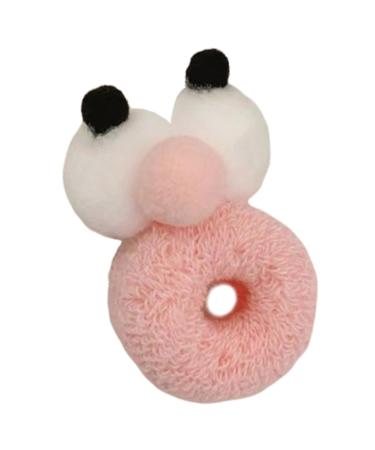 Funny Hair Ties - Hair Scrunchies - High Elasticity Big Eyes Funny Hair Ties Girls Daily Hair Accessories For Playful Styles & Firm Grip Pink