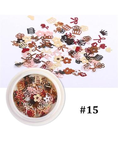 8 Boxes Nail Accessories Wood Pulp Flakes Glitter Flakes Daisy Flowers Designs Ultrathin Nail Paillettes Nail Art Sequins Holographic - Buy Online on GoSupps.com