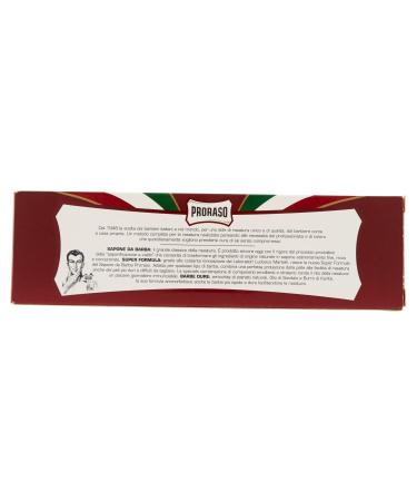 Buy PRORASO Shaving Cream Tube Red 150 ml | Top-Rated Italian Shaving Cream for a Smooth Shave - Shop Internationally! - Buy Online on GoSupps.com