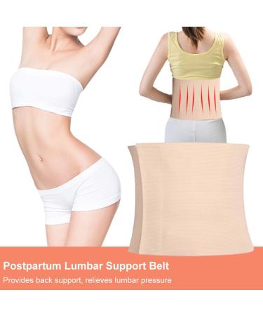 Waist Trimmer Belt for Postpartum Support | Elastic Breathable Back Belt for Sports & Running (L) - Buy Online on GoSupps.com