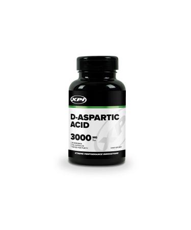 XPI D-Aspartic Acid (DAA) 3000mg 120 Capsules - Gluten Free & Non-GMO 30 Servings
