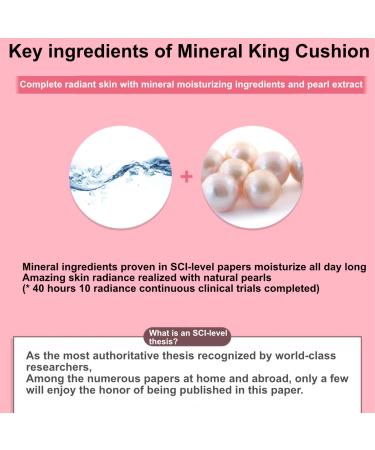 MIBA Ion Calcium Foundation Double Cushion SPF50+ PA++++ with 2 Big Puffs - 23 Natural Skin - Buy Online on GoSupps.com