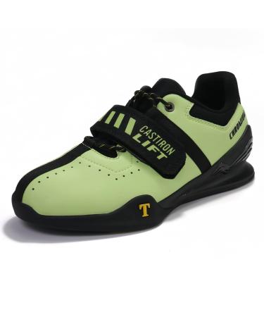 Castiron lift Weightlowing shoes powerlifting shoes gym shoes for crossfit lifting shoes weight lifting shoes for heavy lifting deadlift weight training squat shoe for men women 44 EU greener