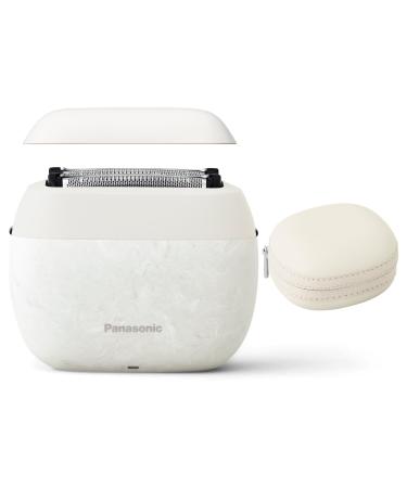 Panasonic ARC5 Palm-Sized Electric Razor Handheld Luxury Compact Shaver with Upcycled Body 5-Blade Cutting System and USB-C Charging Wet/Dry - ES-PV6A-W White