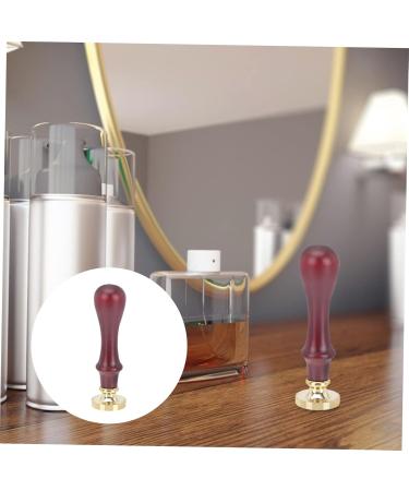 NULYLU 2 Pcs Dispensing Plate Tool Eyeshadow Tamper Tool Vintage Wax Seal Stamp Handle Copper Copper Head - Buy Online on GoSupps.com