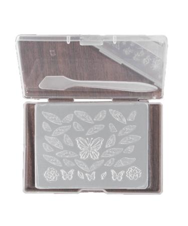 MCAORI 3D Nail Art Mold with Variety of Patterns Template Carving Sticker Stencil Tools Creative Stunning Nail Decorations