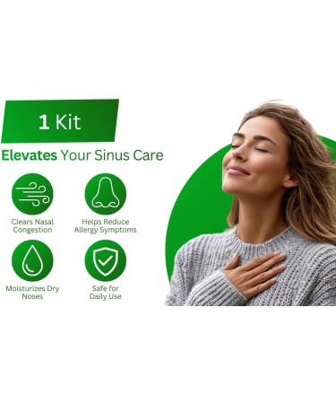 NeilMed NasaFlo Eco Neti Pot Sustainable Nasal Irrigation System for Sinus Relief BPA-Free & Eco-Materials Gentle Gravity Flow Includes 30 Sinus Rinse Premixed Packets Natural & Earth-Friendly - Buy Online on GoSupps.com