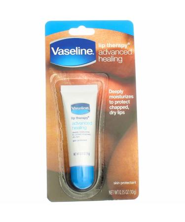 Vaseline Lip Therapy Lip Balm Tube Advanced Healing Lip Moisturizer 0.35 Ounce (Pack of 12) - Buy Online on GoSupps.com