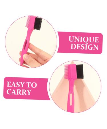 Premium Steel Needle Eyebrow Brush & Eyelash Styler Set - International Shipping Available - Buy Online on GoSupps.com