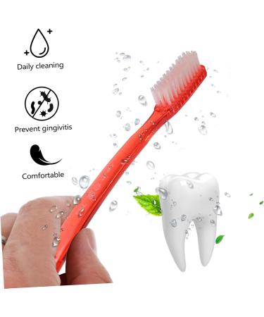 Buy Gatuida 48 STK Prosthesis Clean Bristle Toothbrush - Hard Bristle Adult Family Pack | International Shipping Available - Buy Online on GoSupps.com