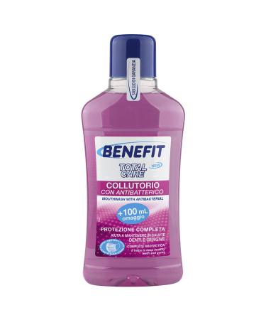 Benefit antibacterial mouthwash to defend teeth and gums reduces plaque strengthens the teeth and protects the gums 500 ml total care