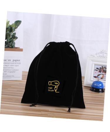 Healeved 3pcs Hair Dryer Storage Bag Black Bag Drawstring Bags Hair Dryer Supplies Shoe Cloth Bag - Buy Online on GoSupps.com