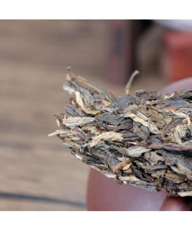 cn herb Pu 'er Tea Cake Th cru Yunnan Qizi Cake Raw Tea PU 'er Tea Ancient Tree Tea Pop is Soft and Sweet - Buy Online on GoSupps.com