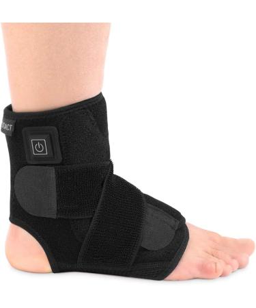 USB Heated Ankle Support Brace - Winter Warm Wrap for Arthritis Relief & Fatigue - 3 Adjustable Heat Levels - Buy Online on GoSupps.com