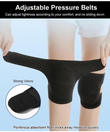 Buy Adjustable Soft Knee Pads for Women & Men - Volleyball Dance & Wrestling Gear - Medium Gray - Buy Online on GoSupps.com