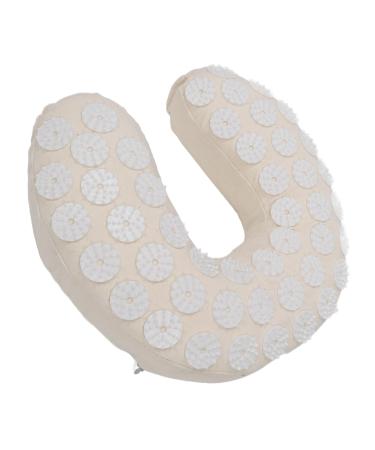 Acupressure Neck Pillow - U-Shaped Cervical Massage Pillow | Soft Cotton Fabric for Car & Travel - Buy Online on GoSupps.com