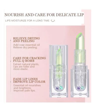 HONGZHUANG 6PACK Macaron Color Changing Lip Balm Set - pH Activated, Long Lasting, Moisturizing - Gift Box Included - Buy Online on GoSupps.com