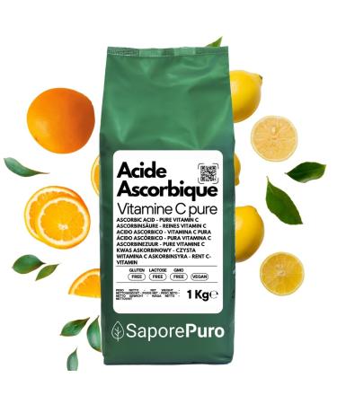 SaporePuro Vitamin C Powder L-Ascorbic Acid 1kg