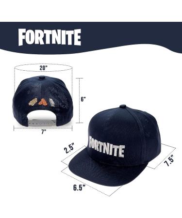 Boys FORTNITE Baseball Cap | Quality Navy Flatbrim Hat for Kids - Buy Online on GoSupps.com
