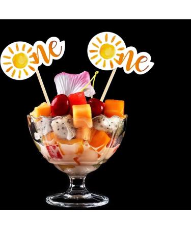 24 PCS Sunshine One Cupcake Toppers You are My Sunshine First Birthday Cupcake Picks for Baby Shower Birthday Party Cake Decorations Supplies - Buy Online on GoSupps.com