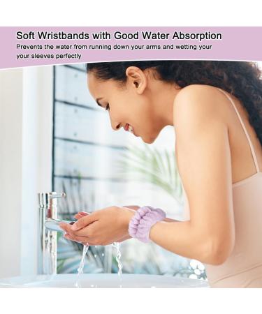 Shintop 8 Pieces Face Wash Bracelets - Purple White Lotus Pink & Adzuki Red | International Shipping Available - Buy Online on GoSupps.com