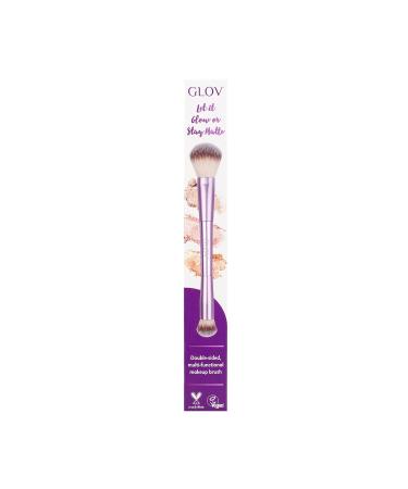 Double-Ended Makeup Brush Set - 2-in-1 Eye & Face Brush for Eyeshadow Blush & Bronzer | Synthetic Bristles for Flawless Application | International Shipping Available - Buy Online on GoSupps.com