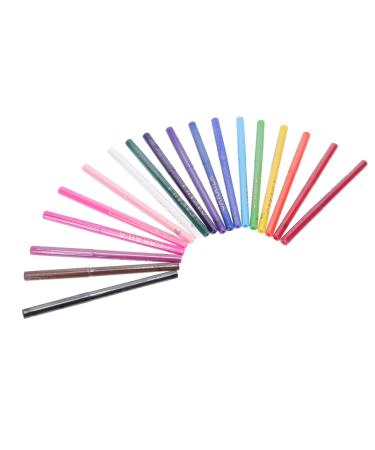 Healeved 18pcs Eyeliner Accessories for Makeup Tools Cosmetics Eye Line Pencils Accessories Abs