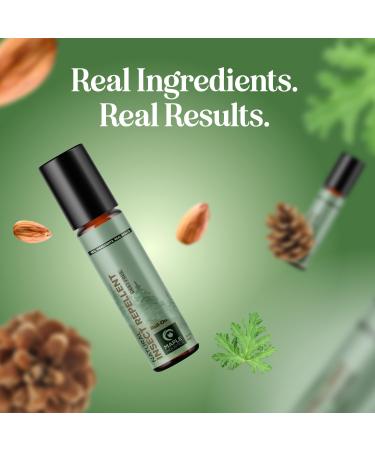 Natural Roll on Bug Repellent Stick - DEET Free Insect Repellent Stick for Kids & Adults for Ticks & Mosquitoes - Made with Citronella Rosemary & Lemongrass - Light Scent Vegan Cruelty Free (3 Pack) - Buy Online on GoSupps.com