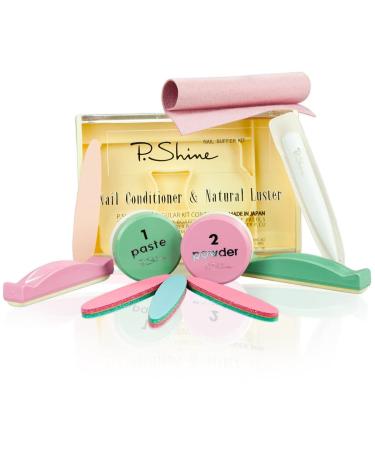 P-SHINE Japanese Manicure Kit Professional Nail Set Care Nail Plate Repair Treatment + Instruction for damage nails