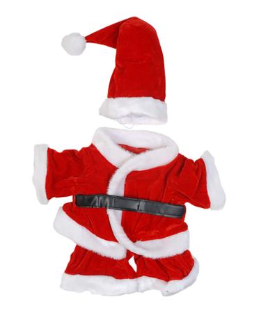 Santa Claus Teddy Bear Outfit (8")