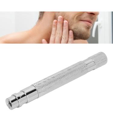 Buy Silver Razor Replacement Handle - Classic Metal Razor Handle for Easy Home Use - Buy Online on GoSupps.com