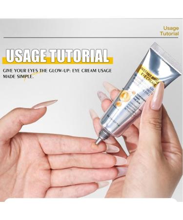 Retinol & Caffeine Eye Cream Under Eye Cream For Puffiness And Bags Under Eyes Anti-Aging Dark Circles Lifting Firming Tightening Smooths Under Eyes 24 Hour Hydration for Sensitive Skin - Buy Online on GoSupps.com