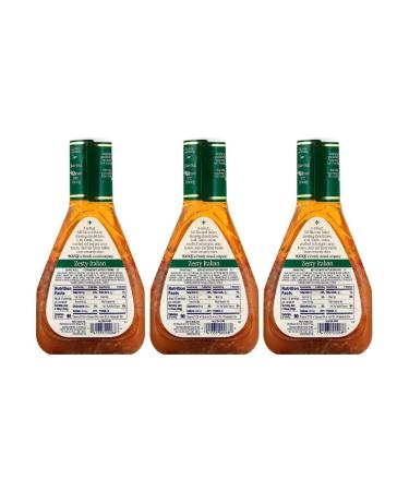 Ken's Steak House Zesty Italian Dressing 16 fl oz - Pack of 3 | Restaurant-quality flavor - Buy Online on GoSupps.com