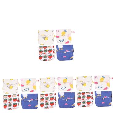 Stobok 16 pieces decorative maternity container bag sweet change cream mama wet napkin holder girl mini-fabric light pocket enchantingly sorted the color of the color
