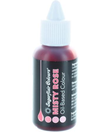 Sugarflair Misty Rose Oil Based Food Colouring - 30ml Highly Concentrated Edible Color for Icing, Buttercream, Chocolate & More - Buy Online on GoSupps.com