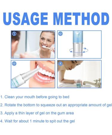 Neslemy Gum Shield Therapy Gel - Deep Cleaning & Gum Repair Treatment | Enhances Gum Health & Teeth Whitening Essence Pen (3 PCs) - Buy Online on GoSupps.com