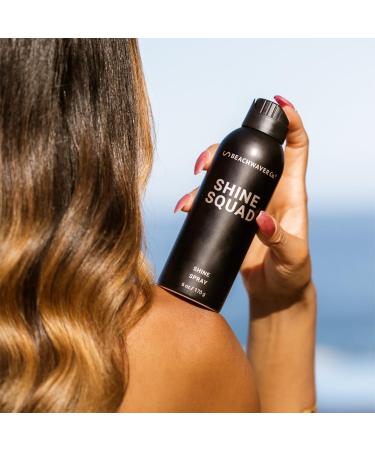 Beachwaver Shine Squad Shine Spray - Lightweight Glossy Finishing Spray for Hair with HiX Vegan Bond Multiplers - Post-Styling High-Gloss Mist for a Smooth Finish & No Frizz (5.5 Fl Oz) - Buy Online on GoSupps.com