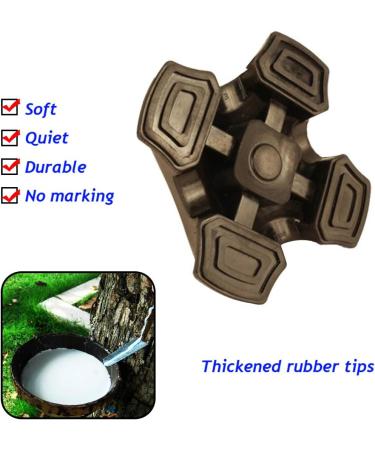 BRMDT Quad Walking Cane Rubber Tips Replacement Fit on 3/4" Sticks Non-Slip Self-Standing Cane tip Quadruple Stable Feet Pad for Walking Sticks - Buy Online on GoSupps.com