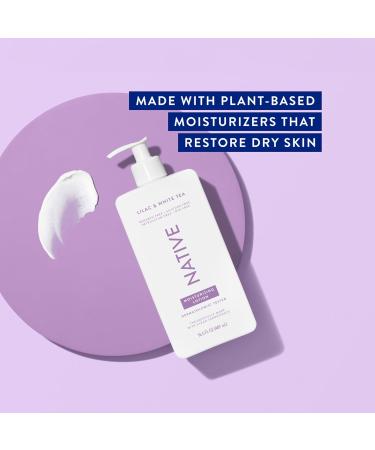 Native Body Lotion - Plant-Based Moisturizers for Men & Women | Restore Dry Skin with Lilac & White Tea | 16.5 fl oz - International Shipping Available - Buy Online on GoSupps.com
