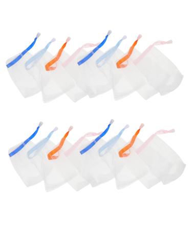 VINTORKY 20pcs Soap Mesh Bag Foaming Facial Foaming Soap Pocket Soap Foaming Net Pouch Pouches Nylon