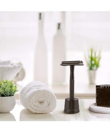 Glowie Care Double-Cutting Safety Razor Set - 10 Durable Stainless Blades Rose Gold & Silver | Premium International Shipping - Buy Online on GoSupps.com