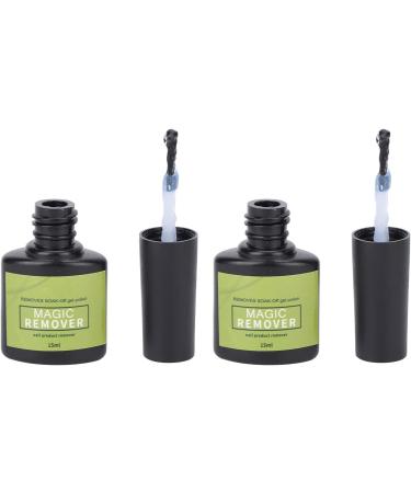 2pcs Nail Gel Polish Remover 15ml - Light Smell Harmless Professional Cleaner - Quickly Removes Polish Ideal Gift for Beginners Saves Time - Buy Online on GoSupps.com