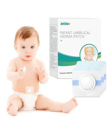 Baby Belly Navel Patches Cotton Pads for Baby Belly Button Hernia Infant Essentials Must Haves (7 Pieces)