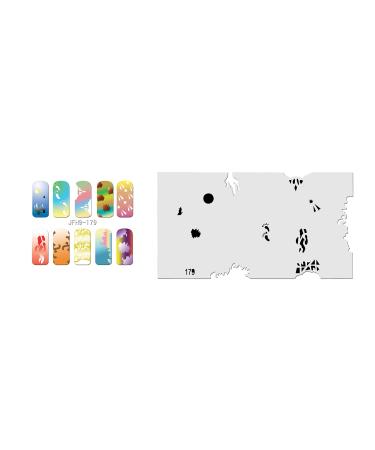 Fingernail stencil (airbrush nail art) Fengda JFH09-179