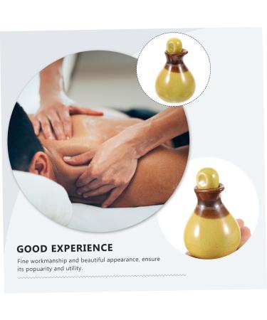 Buy Solustrious Ceramic Fluid Bottle - Elegant Sauce & Soy Sauce Dispenser for Essential Oils Mini Perfumes & Spices | International Shipping - Buy Online on GoSupps.com
